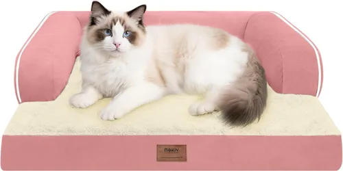 Vista 126 de Cama pequeña para perros y sofá para gatos, camas ortopédicas impermeables para perros pequeños, cama para gatos, sofá para mascotas cómodo