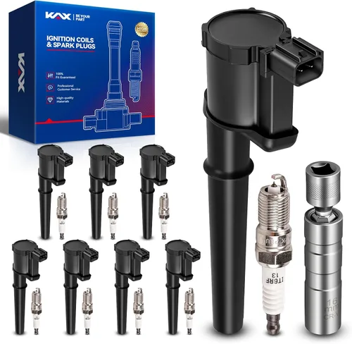 Vista 105 de Bobina de encendido KAX UF434 1 paquete Compatible con Impala, Equinox, G6, Malibu, Silverado 1500, Uplander, Torrent, Lucerne, Express 1500, Sierra