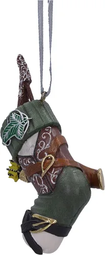 Vista 2 de Nemesis Now Lord of the Rings Legolas - Adorno colgante de calcetín de 3.5 in, resina, adorno colgante con licencia oficial de El Señor
