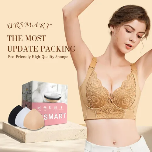 Vista 6 de URSMART Insertos de almohadillas de brasier, insertos de copas de brasier, almohadillas de repuesto para mujer, cómodas copas deportivas