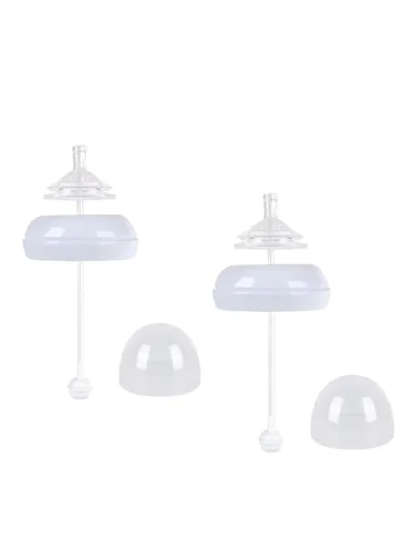 Vista 8 de Tapa para biberón compatible con biberón Philips Avent Baby Bottles Straw Lid, Baby Bottles Straw Cup Food-Grade Silicone