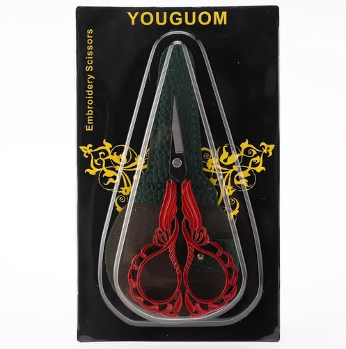 Vista 8 de YOUGUOM Tijeras pequeñas para bordar, tijeras de costura para manualidades, tijeras de punta afilada para costura, roscado, manualidades