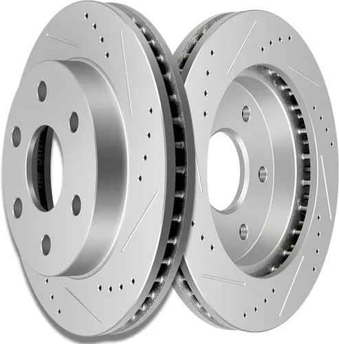 Vista 21 de SCITOO Kits de rotores de freno de disco trasero para Jeep Grand Cherokee 1999-2004
