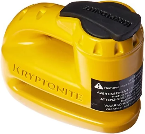 Vista 3 de Kryptonite 000877 Keeper 5s Candado de disco cromado negro, talla única candados para bicicleta
