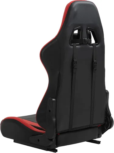 Vista 9 de Asientos de carreras, rieles de doble deslizamiento, asientos universales de carreras con almohadas de cintura para cuello y cintura para simulador