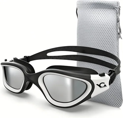 Vista 8 de Gafas de natación, gafas de natación, gafas de natación profesionales, antivaho sin fugas, gafas de natación de visión amplia