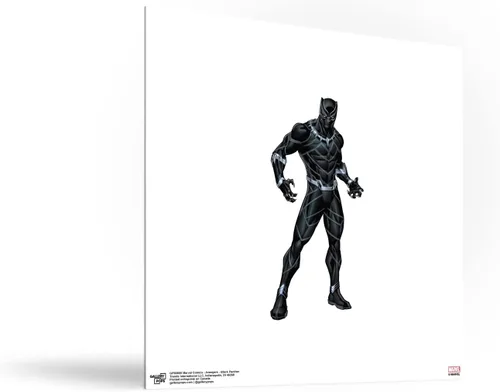 Vista 2 de Trends International Gallery Pops Marvel Comics Avengers - Póster de pared de Black Panther, 12 x 12 pulgadas, versión sin marco