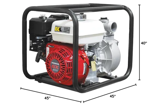 Vista 2 de BE Power Equipment Bomba de transferencia de agua de 3" con motor Honda GX200