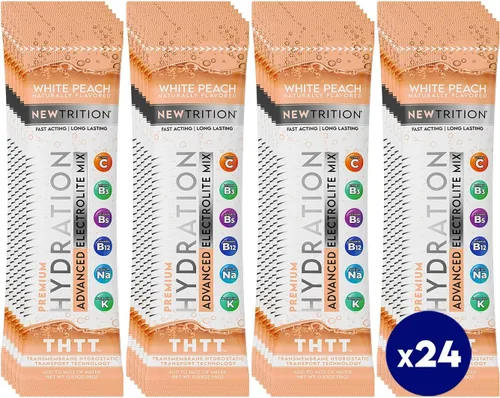 Vista 6 de Polvo de hidratación, paquetes de polvo de electrolitos, paquetes hidratantes con sabor natural para agua, electrolitos hidratantes de acción rápida