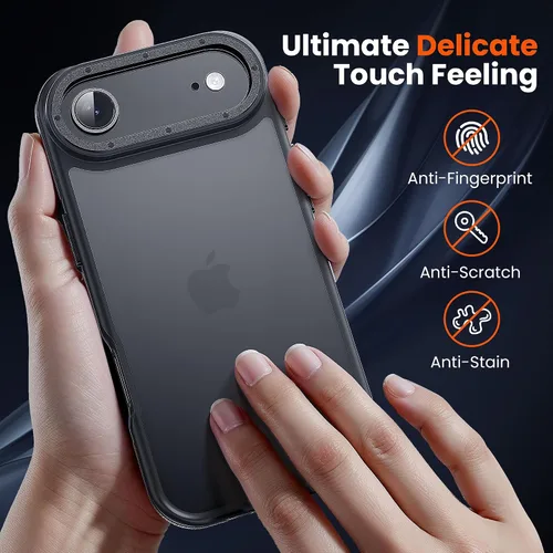 Vista 3 de Yriklso Funda 3 en 1 para iPhone Air, 1 protector de pantalla + 1 lente de cámara, a prueba de golpes para iPhone Air, protección contra caídas