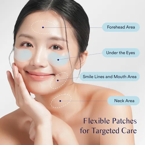 Vista 6 de Parches debajo de los ojos para ojos: 30 pares de mascarillas de gel para ojos hinchados y bolsas con colágeno de retinol - iluminador de ojos