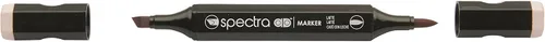 Vista 7 de AD Marker Chartpak Spectra, Tri-Nib y cepillo de doble punta, antiguo, 1 cada uno (S069AD)