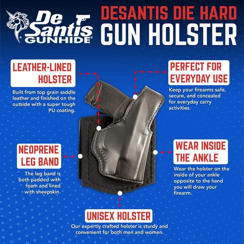 Vista 6 de DeSantis Gunhide Die Hard Bodyguard 380 Mano derecha, Multi, (014)