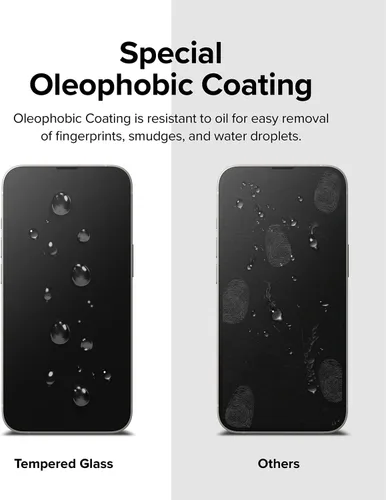 Vista 9 de Ringke Vidrio de cubierta completa [cobertura inastillable] compatible con iPhone 14 protector de pantalla de 6.1 pulgadas, vidrio templado de alta