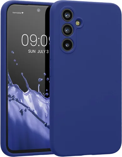 Vista 126 de kwmobile Funda compatible con Samsung Galaxy A13 4G - Funda delgada de silicona TPU - Acabado suave al tacto - Amarillo radiante