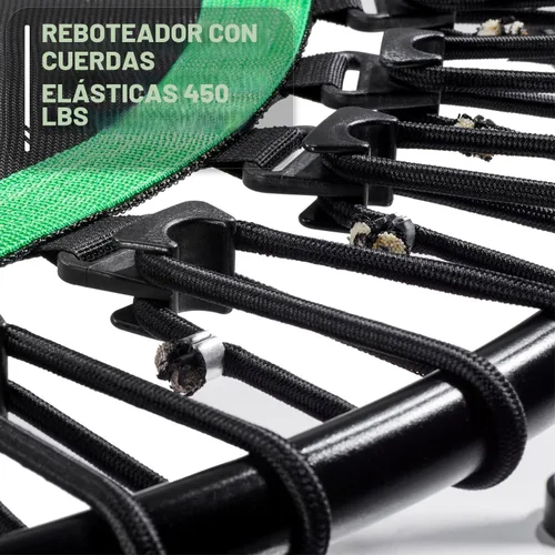 Vista 3 de DARCHEN - Mini trampolín para adultos, 450 libras; para interiores, para entrenamiento, fitness; da un rebote silencioso y seguro [40 pulgadas]