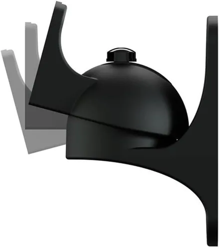 Vista 7 de AVF EAK50B-A - Soportes de pared para altavoz, juego de 2 soportes universales de sonido envolvente negro, inclinación y giro ajustable, soporta