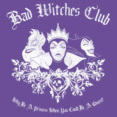 Vista 3 de Disney Camiseta sin mangas con espalda cruzada para mujer Villains Bad Witch Club Tri-Blend
