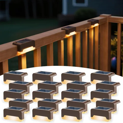 Vista 11 de SOLPEX Luces solares de cubierta, luces solares para exteriores Negro
