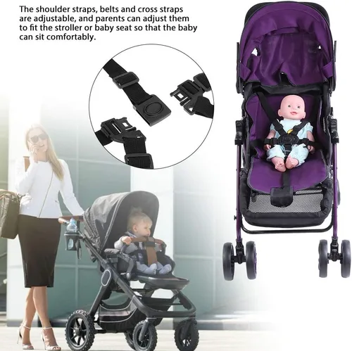 Vista 2 de Arnés de seguridad para bebé, arnés de 5 puntos, cinturón de seguridad para niños, arnés completo (Nuevo A)