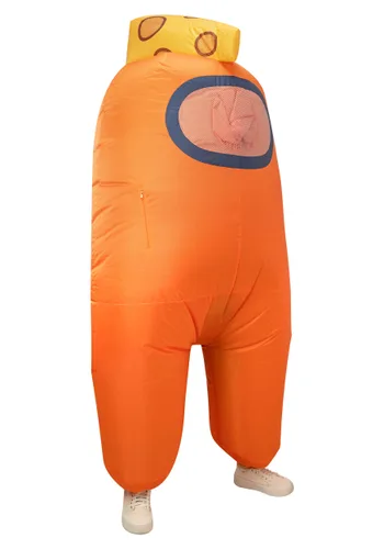 Vista 3 de Disfraz Inflable Bein Cheesy Among Us para Niños Multicolor