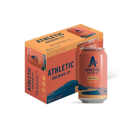 Vista 11 de Athletic Brewing Company Cerveza artesanal sin alcohol, baja en carbohidratos con cuerpo ligero de arroz y malta, combina con ensalada y pizza