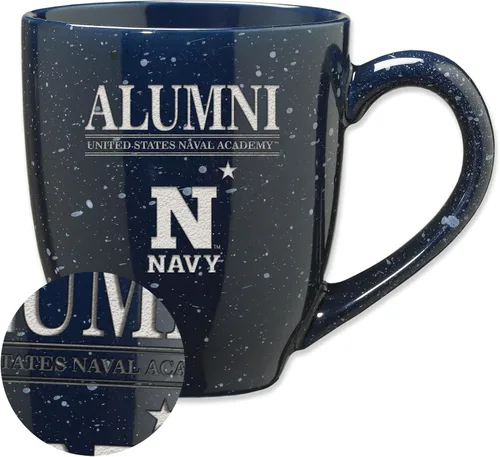 Vista 116 de Rico Industries NCAA Illinois Fighting Illini Alumni - Taza de café de cerámica moteada grabada con láser de 16 onzas