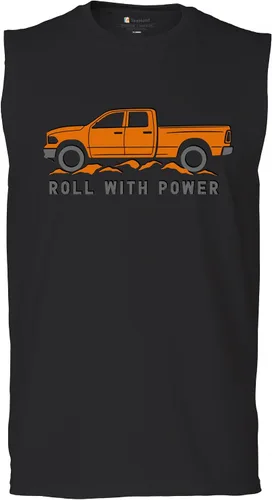 Vista 96 de Tee Hunt Camisetas gráficas y camisetas sin mangas para hombre Roll with Power Pickup Truck