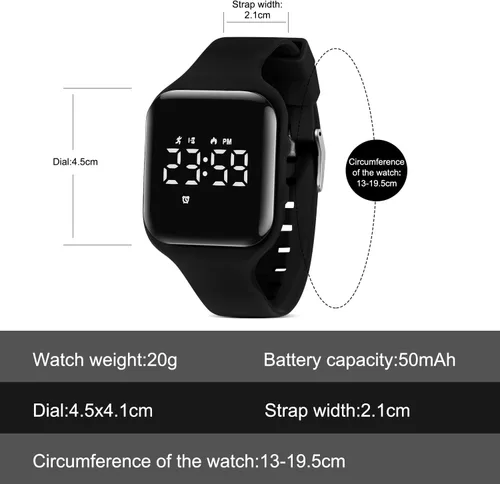 Vista 6 de BEN NEVIS Kids Watch, Digital Watch for Boys Girls, Sport Watch with Fitness Tracker, Alarm Clock, Stopwatch, No App and Waterproof, Watch for Kids