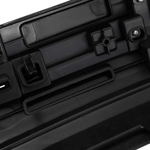 Vista 3 de Parachoques delantero superior parrilla compatible con Honda HRV HR-V 2016-2018 cromo negro estilo fábrica