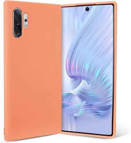 Vista 9 de Funda para Galaxy Note 10 Plus, silicona líquida, delgada, suave, TPU, protección de cuerpo completo, a prueba de golpes, para Galaxy Note 10 Plus