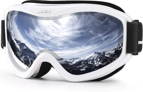 Vista 9 de Juli Gafas de esquí para niños, gafas de snowboard para niños y niñas, motos de nieve, esquí, patinaje, edad 3-8 4302