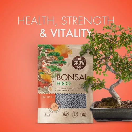 Vista 5 de Fertilizante para bonsái, pellets suaves de liberación lenta para plantas, ideal para todas las plantas de árboles bonsái de interior y exterior