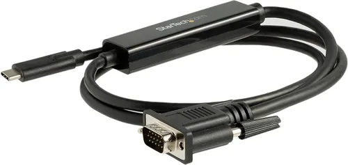 Vista 3 de StarTech - Cable USB-C a VGA activo de 29.5 ft, 1920 x 1200, 1080p (CDP2VGAMM1MB)