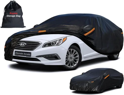 Vista 97 de Kayme Cubierta de auto SUV de 7 capas ajuste personalizado para BMW X1 (2009-2025), impermeable, para todo tipo de clima, para automóviles, cubierta
