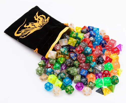 Vista 4 de 25 juegos de dados DND dados poliédricos dados de mazmorras y dragones dados para rodar para juegos de rol MTG juegos de mesa dados al por mayor