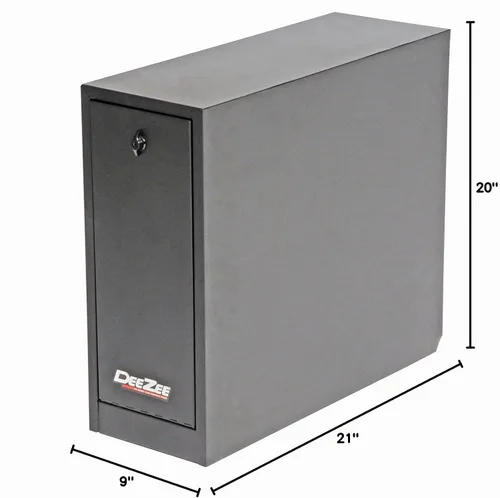 Vista 7 de Dee Zee DZ95D Caja de herramientas para compartimiento de rueda de acero con cajones Negro/Acero