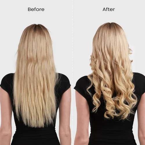 Vista 7 de Juego de rizadores giratorios para cabello largo, varita rizadora automática fácil de usar, obtén ondas de playa, 3 barriles de cerámica