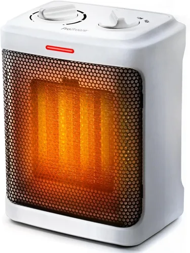 Vista 11 de Pro Breeze Calentador de espacio: calentador eléctrico portátil de 1500 W para uso en interiores, calentador de cerámica con termostato ajustable