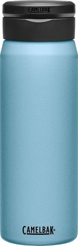Vista 10 de CamelBak Fit Cap - Botella de agua aislada de acero inoxidable con asa de anidación, diseño a prueba de fugas para fitness y viajes Negro