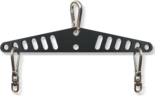 Vista 9 de Barra de Dominadas LAT de Agarre Múltiple para Gimnasio en Casa, Placa Separadora Accesorios de Dominadas LAT para Sistema de Poleas Máquina