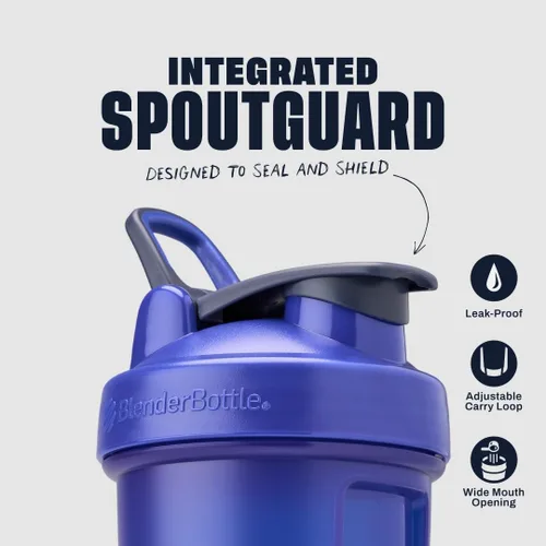Vista 2 de BlenderBottle Classic V2 - Botella mezcladora perfecta para batidos de proteínas y preentrenamiento