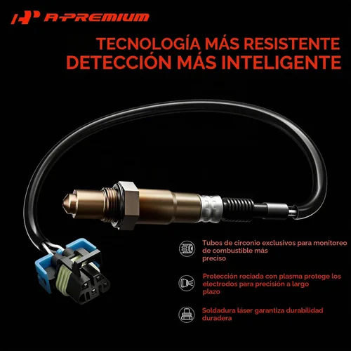 Vista 3 de A-Premium Sensor de Oxígeno O2 Compatible con Volkswagen Jetta/Golf 2012-2014, Passat 2014, Beetle 2012-2013, CC 2010-2017, Touareg 2011-2015, Eos
