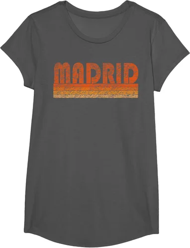 Vista 31 de clásico Retro Madrid playera, hombre 3XL, Asphalt Negro
