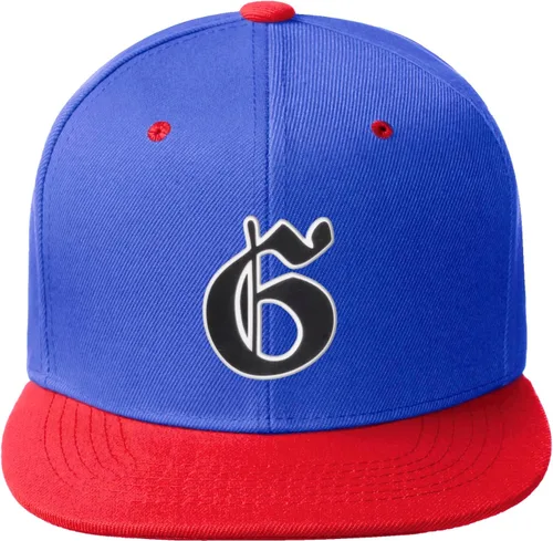 Vista 1683 de Daxton Gorra clásica con visera de billete plano con letras del alfabeto inglés antiguo de la A a la Z