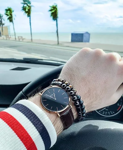 Vista 4 de Believe London - Brazalete de gemas semipreciosas para curar los chacras para hombres y mujeres cristal contra la ansiedad piedra natural