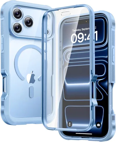 Vista 20 de Carcasa Diaclara diseñada para iPhone 12/12 Pro, carcasa completa resistente con protector de pantalla táctil y antiarañazos integrado, carcasa