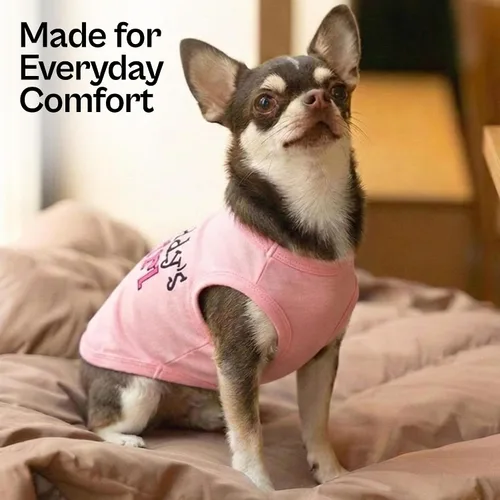 Vista 5 de Parisian Pet - Camiseta para perros y gatos, con texto en inglés Daddy's Girl, 2XS