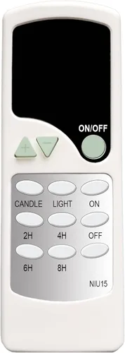 Vista 7 de Mando a Distancia de Repuesto para Melrose Simplux Moving Flame Candle MH53425 53425