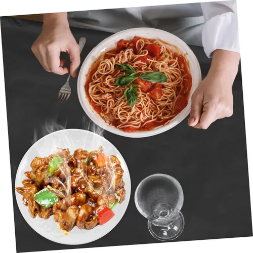 Vista 7 de ABOOFAN Rectangular Tablecloth 137x183cm 5pcs Grease-Proof Disposable for Party Birthday Oil-Resistant DIY Table Cover